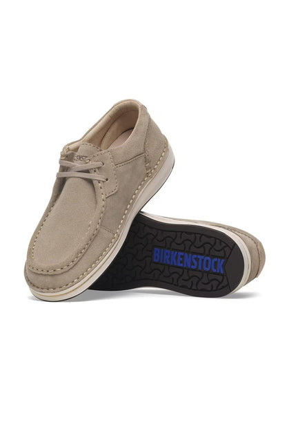Birkenstock Pasadena III Suede Leather Gray Taupe