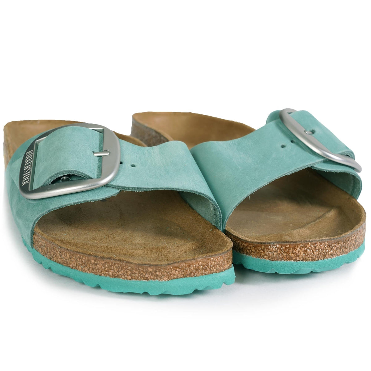 Birkenstock Madrid Big Buckle Nubuk Leather Beryl