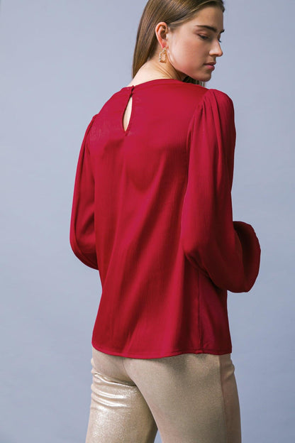 Garden Sensation Satin Top
