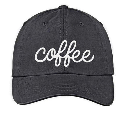 Coffee Cursive Baseball Cap