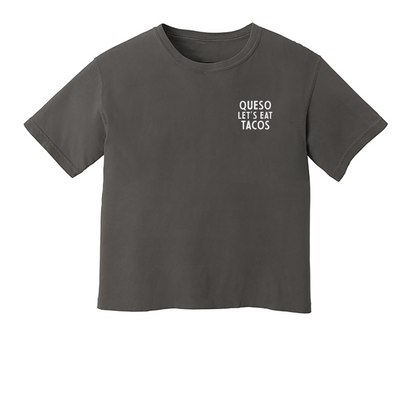 Frankie Jean Queso Let's Eat Tacos Washed Tee