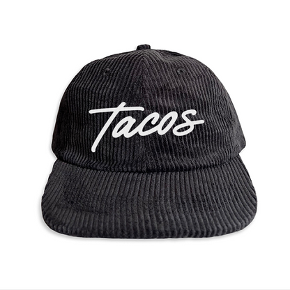 Frankie Jean Tacos Cursive Corduroy Cap