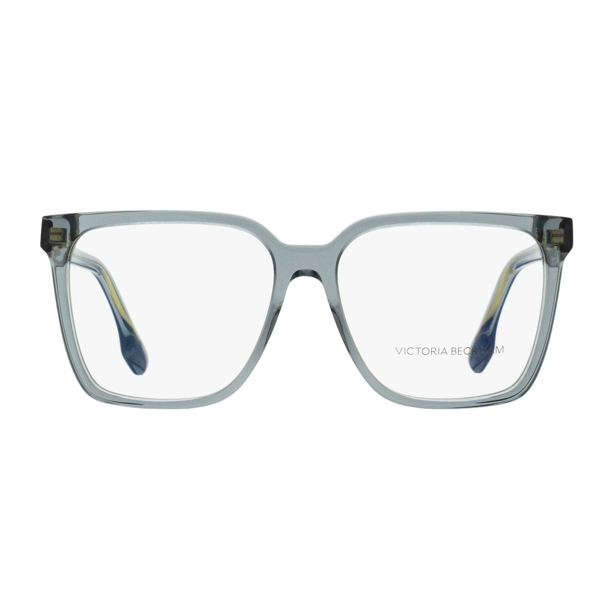 Victoria Beckham Large Square Eyeglasses VB2669 037 Transparent Gray 55mm