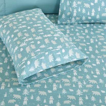 Elegant Comfort 6-Piece Christmas & Holiday Sheet Set - Soft as a Hotel Premium Quality