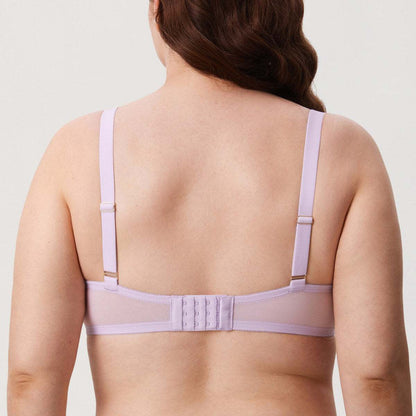 Cosnufy Sheer Mesh Balconette Bra