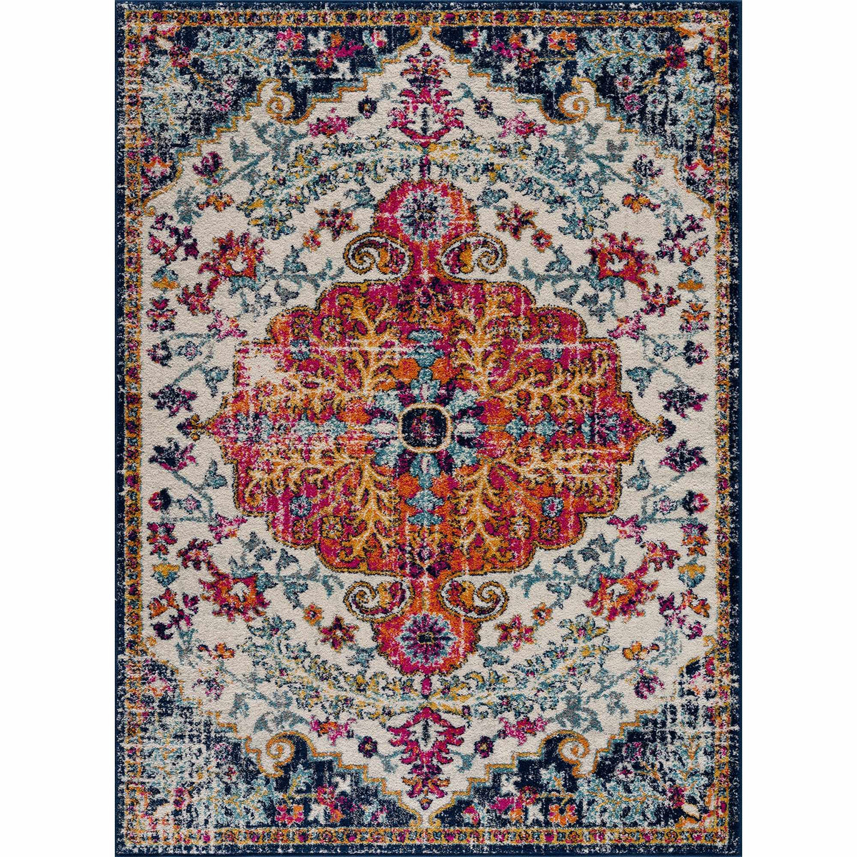Bodrum Lite Colorful Rug