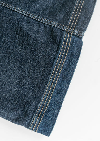 Bria Dark Wash Denim Maxi Skirt