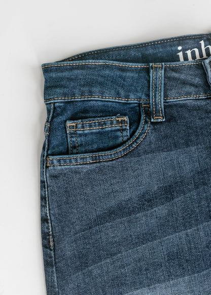 Bria Dark Wash Denim Maxi Skirt