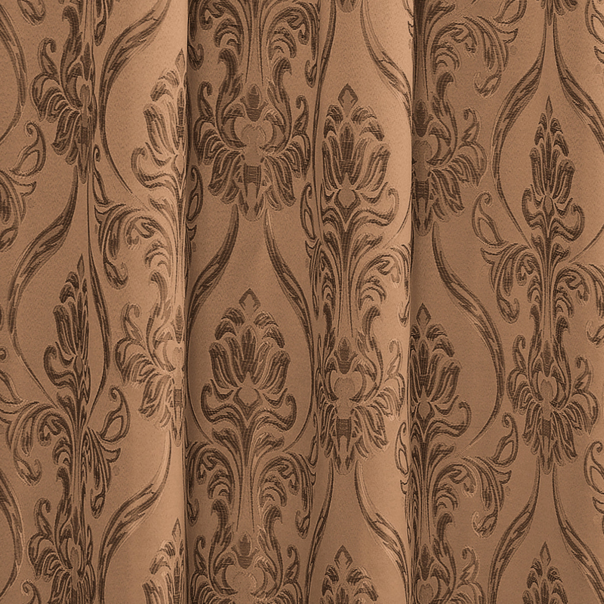Elegant Comfort Set of 2 Penelope Jacquard Look Curtain Panels - 54" W x 84" L