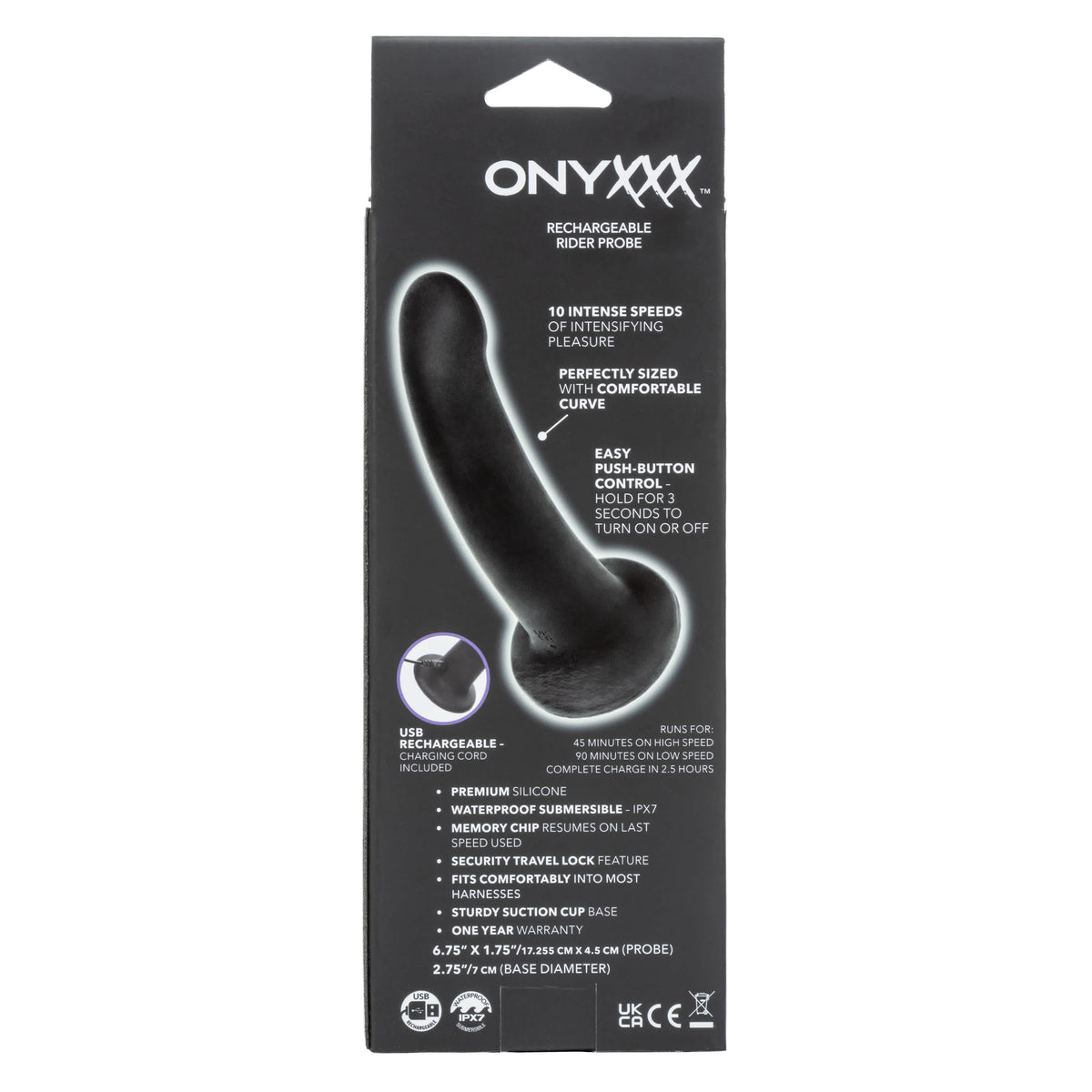 CalExotics Onyxxx Rechargeable Rider Probe