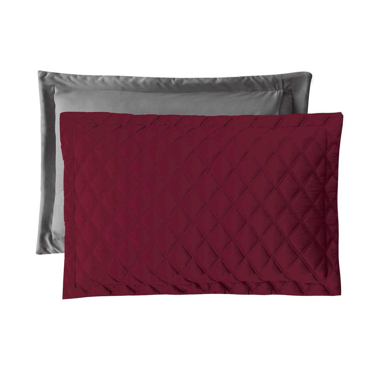 Elegant Comfort 3-Piece Diamond Quilted Reversible Bedspread Coverlet Set