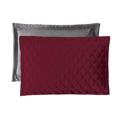 Elegant Comfort 3-Piece Diamond Quilted Reversible Bedspread Coverlet Set