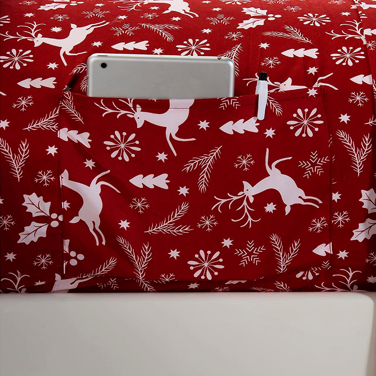 Elegant Comfort 6-Piece Christmas & Holiday Sheet Set - Soft as a Hotel Premium Quality