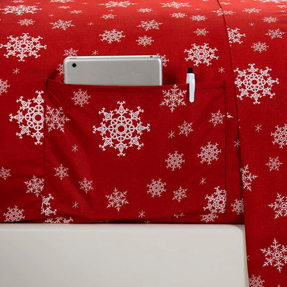 Elegant Comfort 6-Piece Christmas & Holiday Sheet Set - Soft as a Hotel Premium Quality