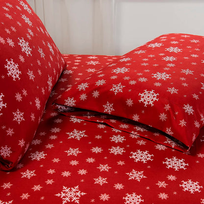 Elegant Comfort 6-Piece Christmas & Holiday Sheet Set - Soft as a Hotel Premium Quality