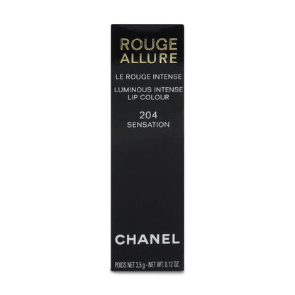 Chanel Rouge Allure Luminous Intense Peachy Coral Lipstick 204 Sensation