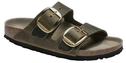 Birkenstock Arizona Big Buckle Oiled Leather Jade