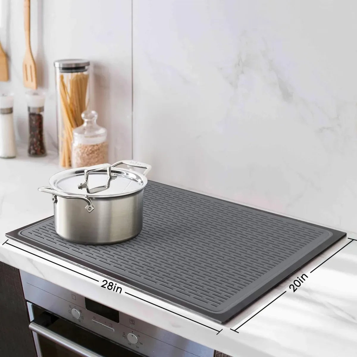 Anti-Scratch Reusable Stove Cover Pad