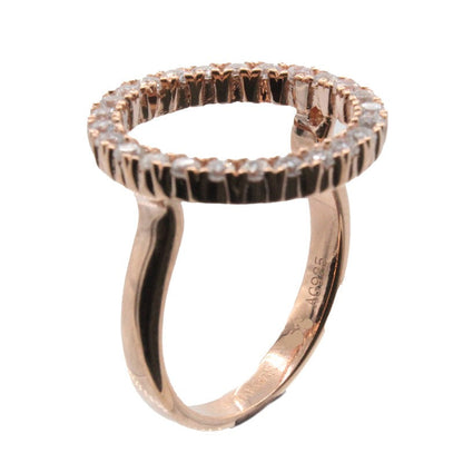 Sif Jakobs Biella Grande Rose Gold Ring Size 54