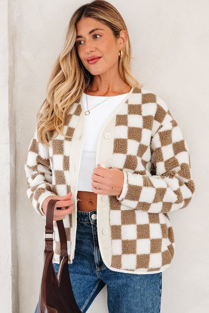 Threaded Pear Emery Sherpa Front Chunky Jacket