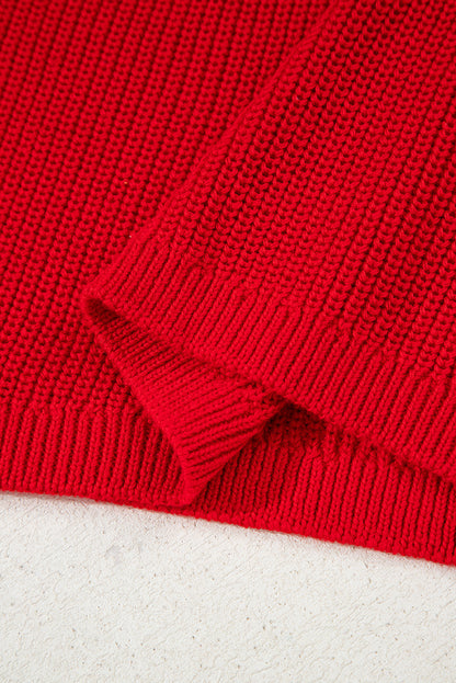 Threaded Pear Evelyn Knit Drop Shoulder Sweater