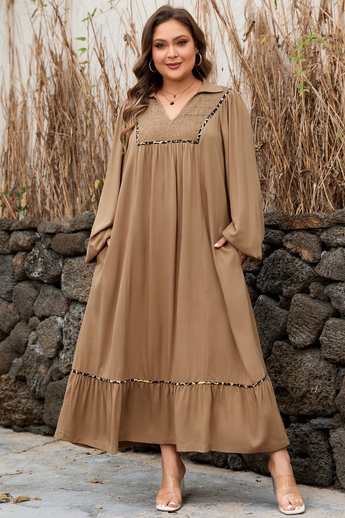 Threaded Pear Frankie accent Bracelet Long PLUS Dress