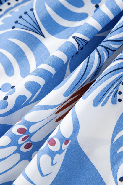 Threaded Pear Whitley Sleeve Vacation Long Dress