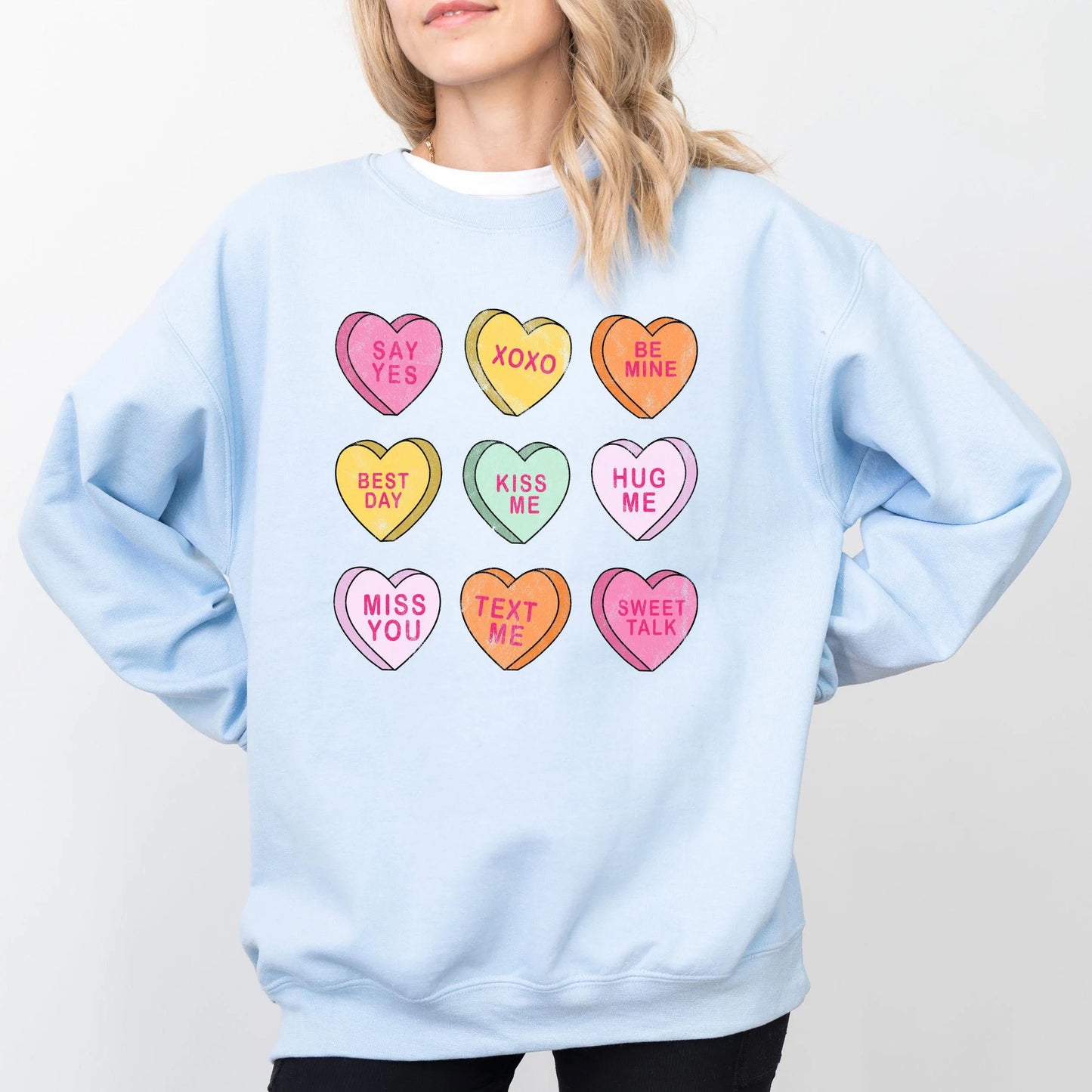 Conversation Hearts Valentine's Day Sweatshirt