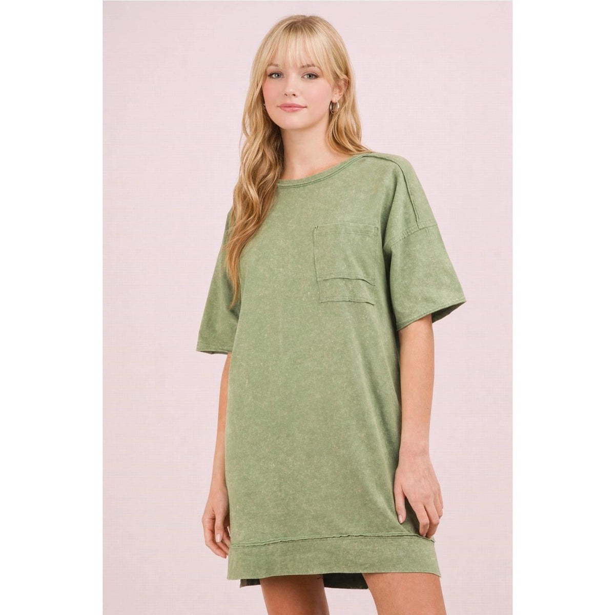 Women's Summer T Shirt Dress Casual Short Sleeve Crewneck Loose Fit