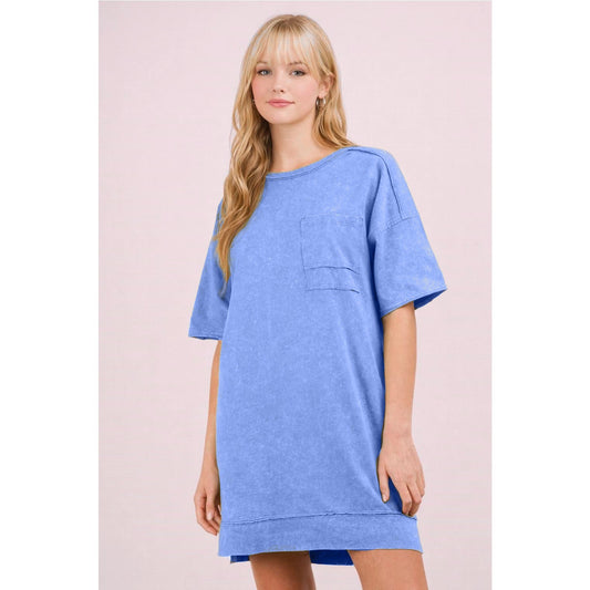 Women's Summer T Shirt Dress Casual Short Sleeve Crewneck Loose Fit