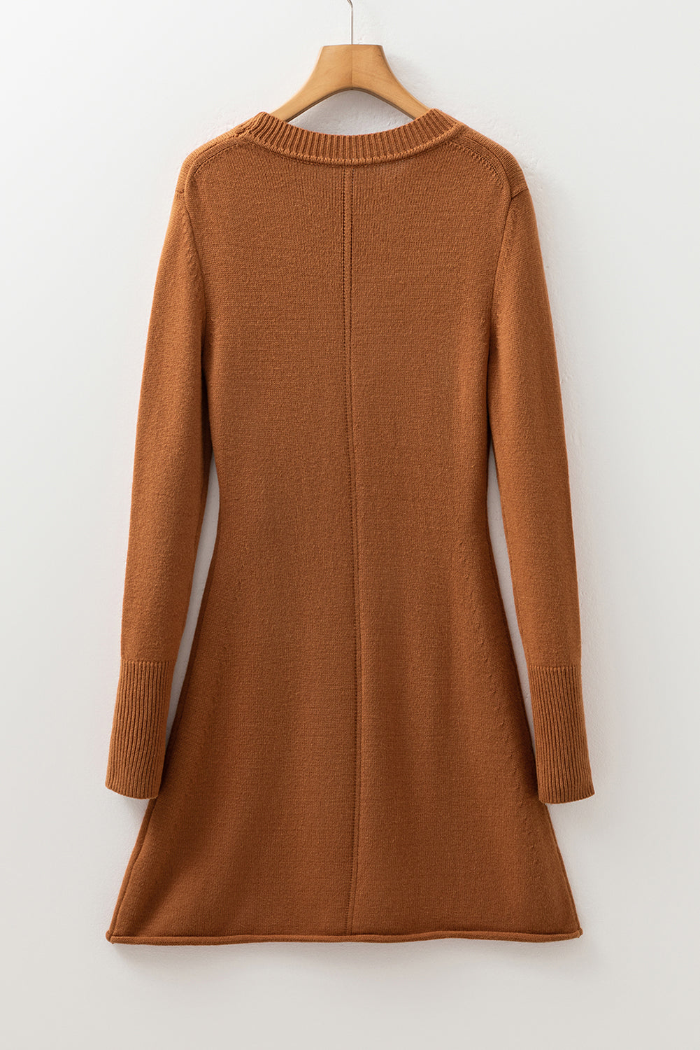 Threaded Pear Madeline Ribbed Mini Sweater Dress