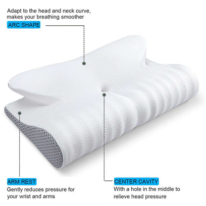 Contour Memory Foam Cervical Pillow | Ergonomic Orthopedic Design