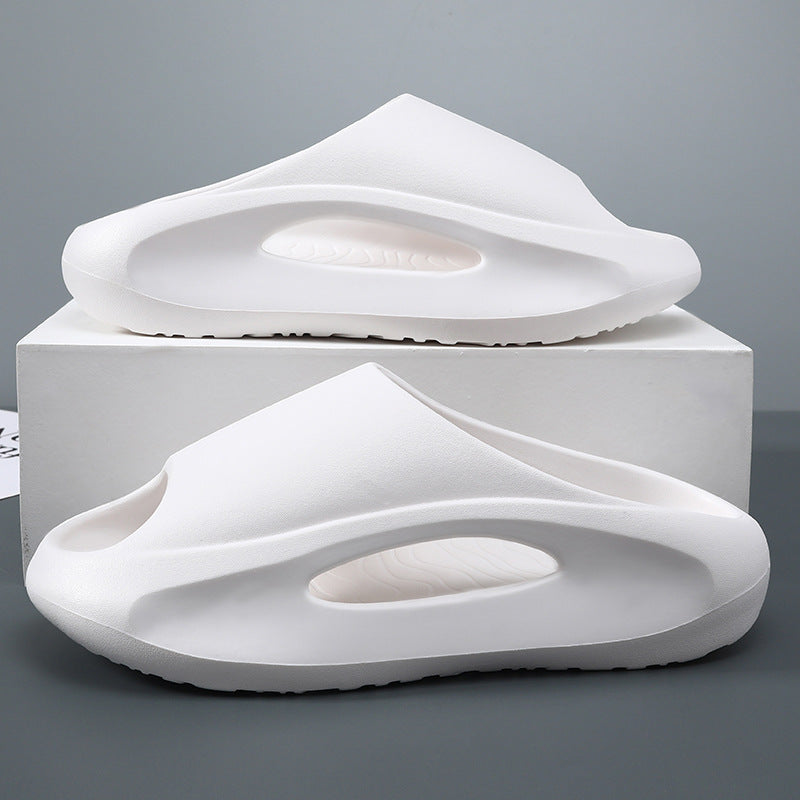 INS Trending Unisex Hollow Slippers | Breathable Peep-Toe Summer Slides | Lightweight Sporty Beach Shoes for Women & Men | Aesthetic Anti-Slip Home & Outdoor Sandals