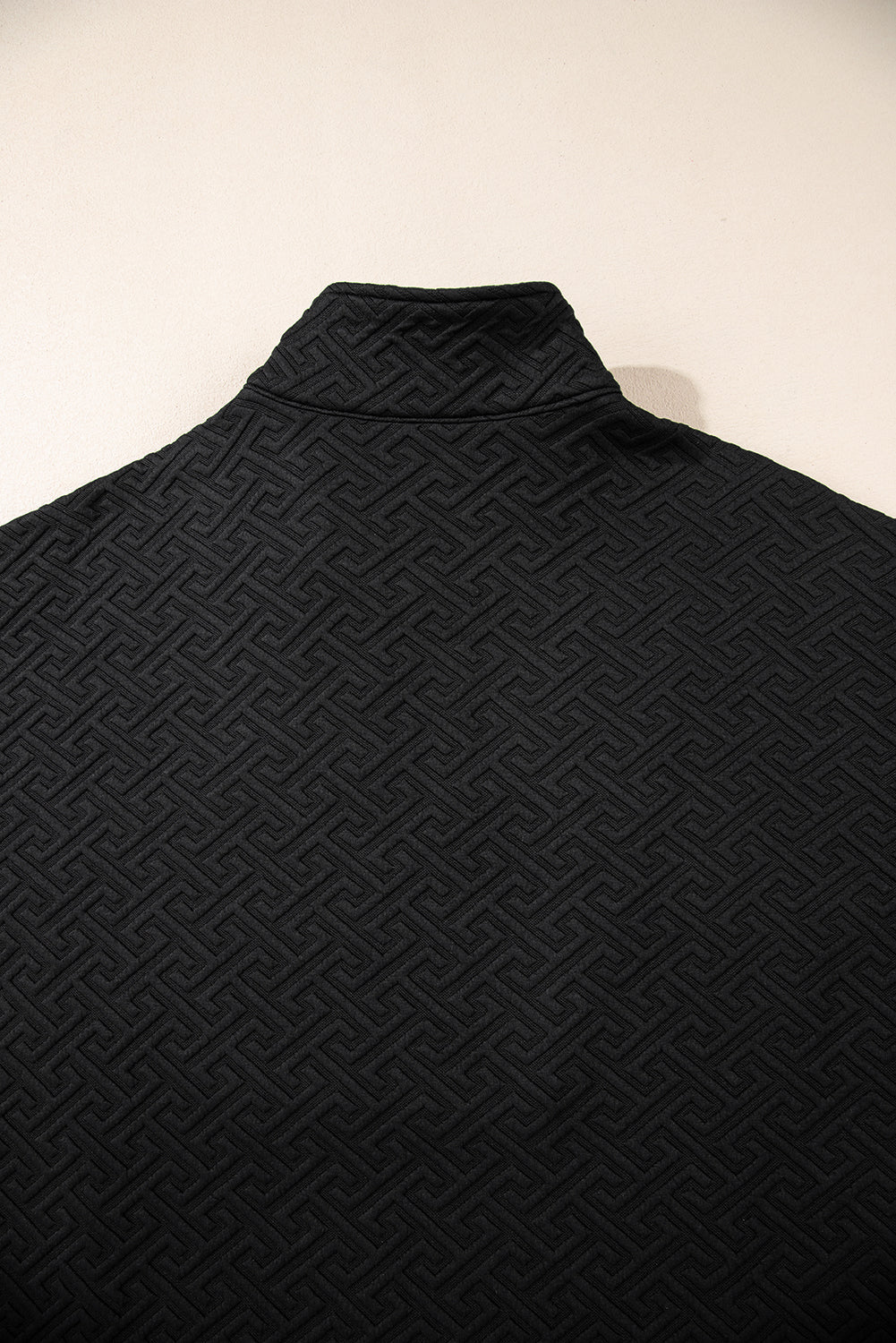 Threaded Pear Saige Half Zipper Collared Sweatshirt