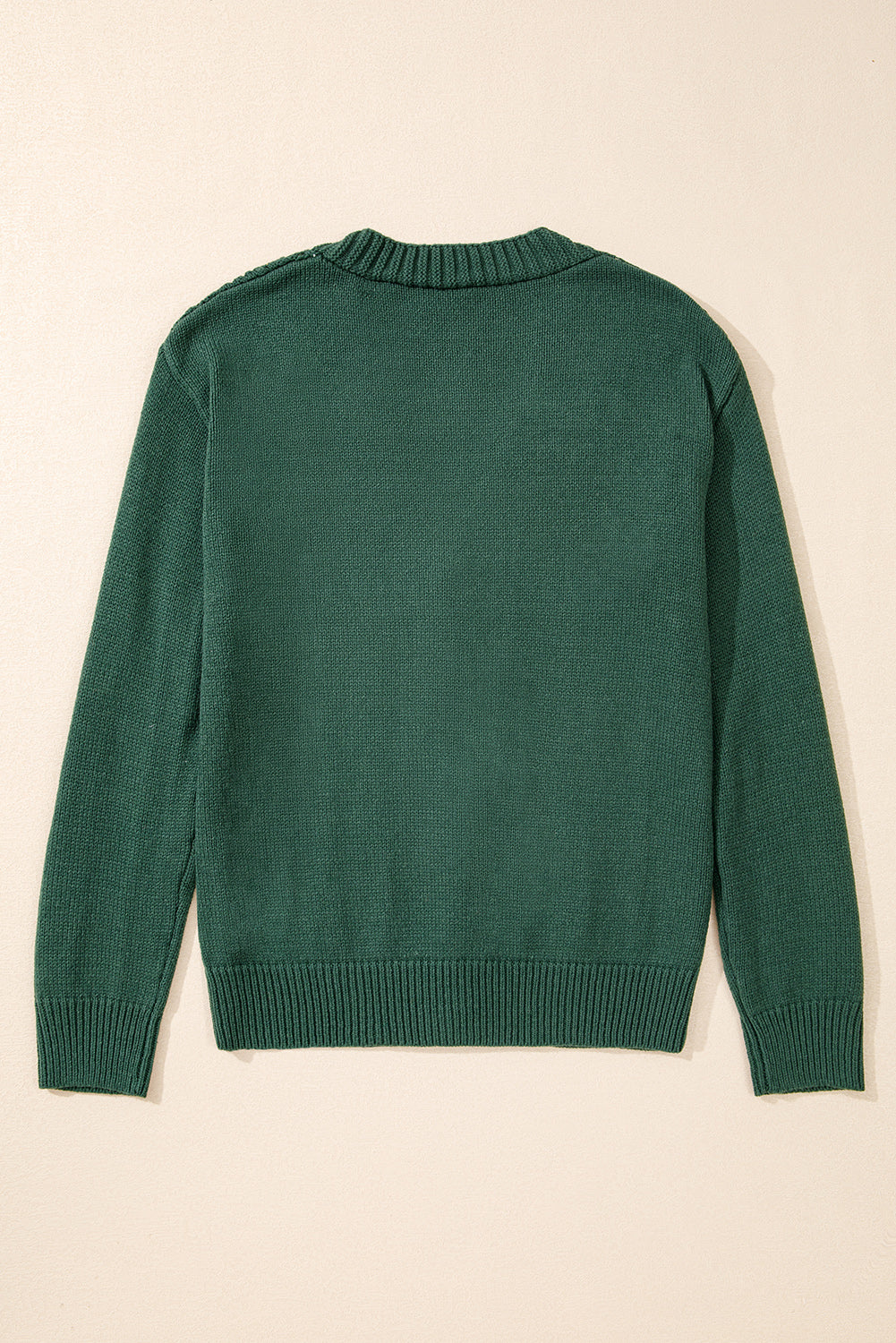 Threaded Pear Laney Knit Drop Shoulder Sweater
