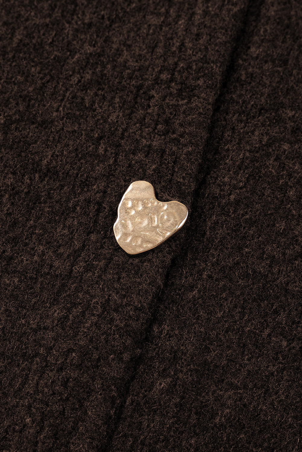Threaded Pear Kassidy Heart Metal Cardigan Sweater