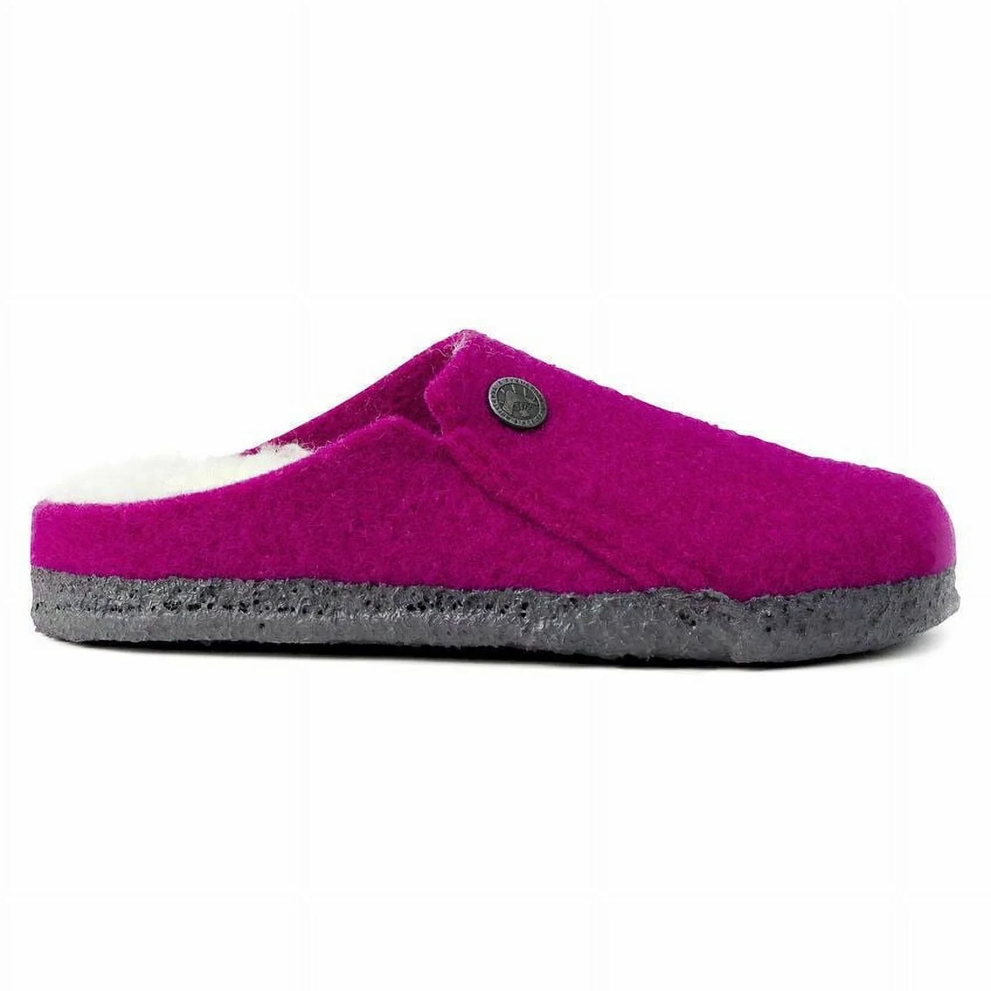 Birkenstock Zermatt Kids Shearling Wool Clog Berry Pink