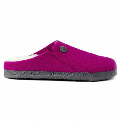 Birkenstock Zermatt Kids Shearling Wool Clog Berry Pink