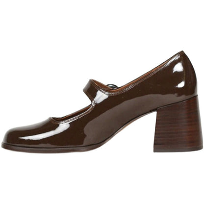 Women’s New Mary Jane Chunky High Heels | Elegant One-Word Buckle Strap Pumps | Retro Square Toe Block Heels | Trendy Office & Streetwear Mary Janes for Women