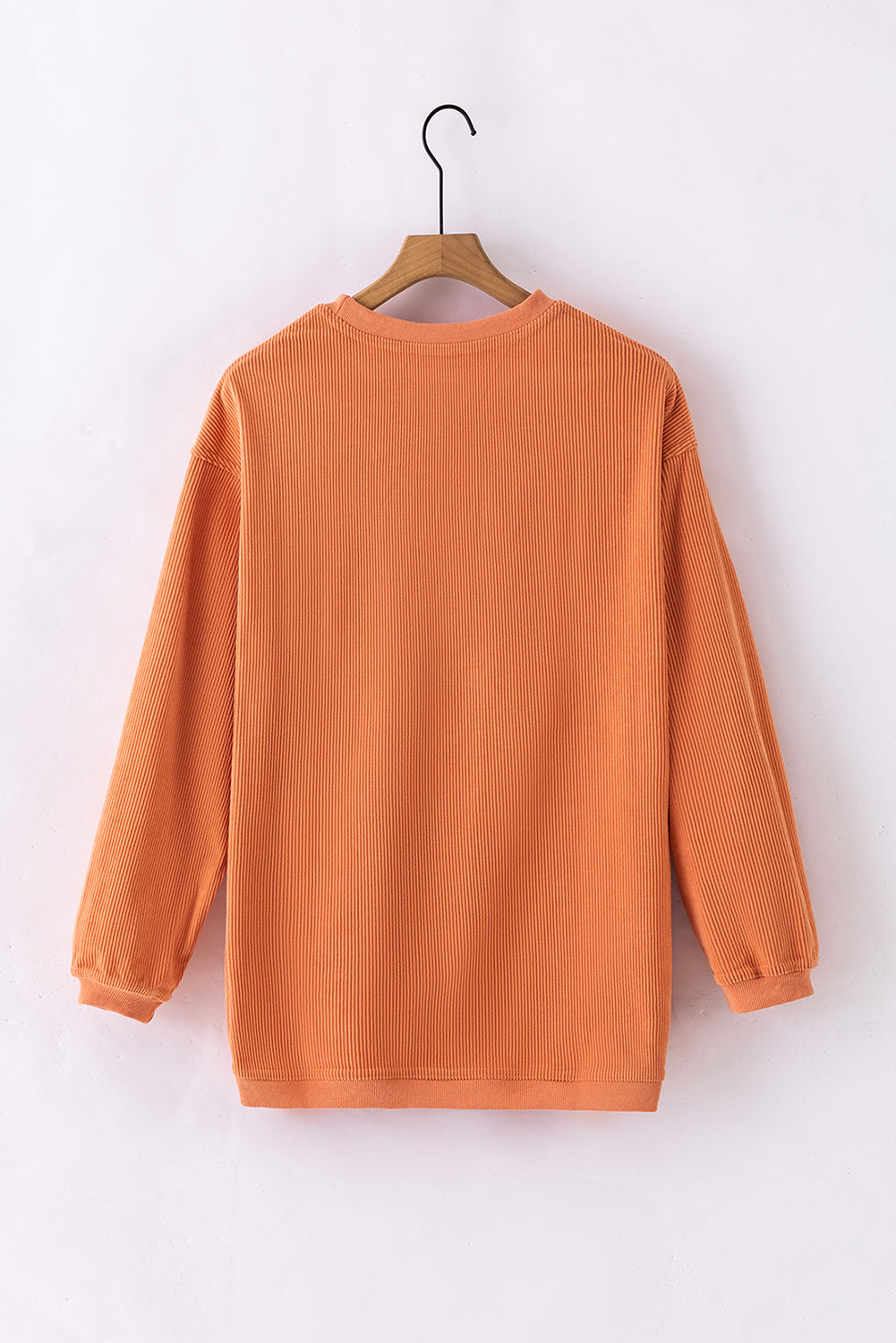 Threaded Pear Kamryn Ribbed Corduroy Oversized Sweatshirt