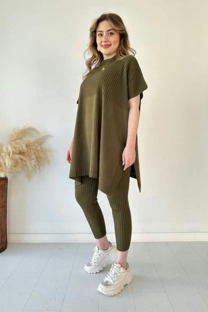 ⏰Clearance Sale 50% Knitted Two-piece Set(Buy 2 Free Shipping)