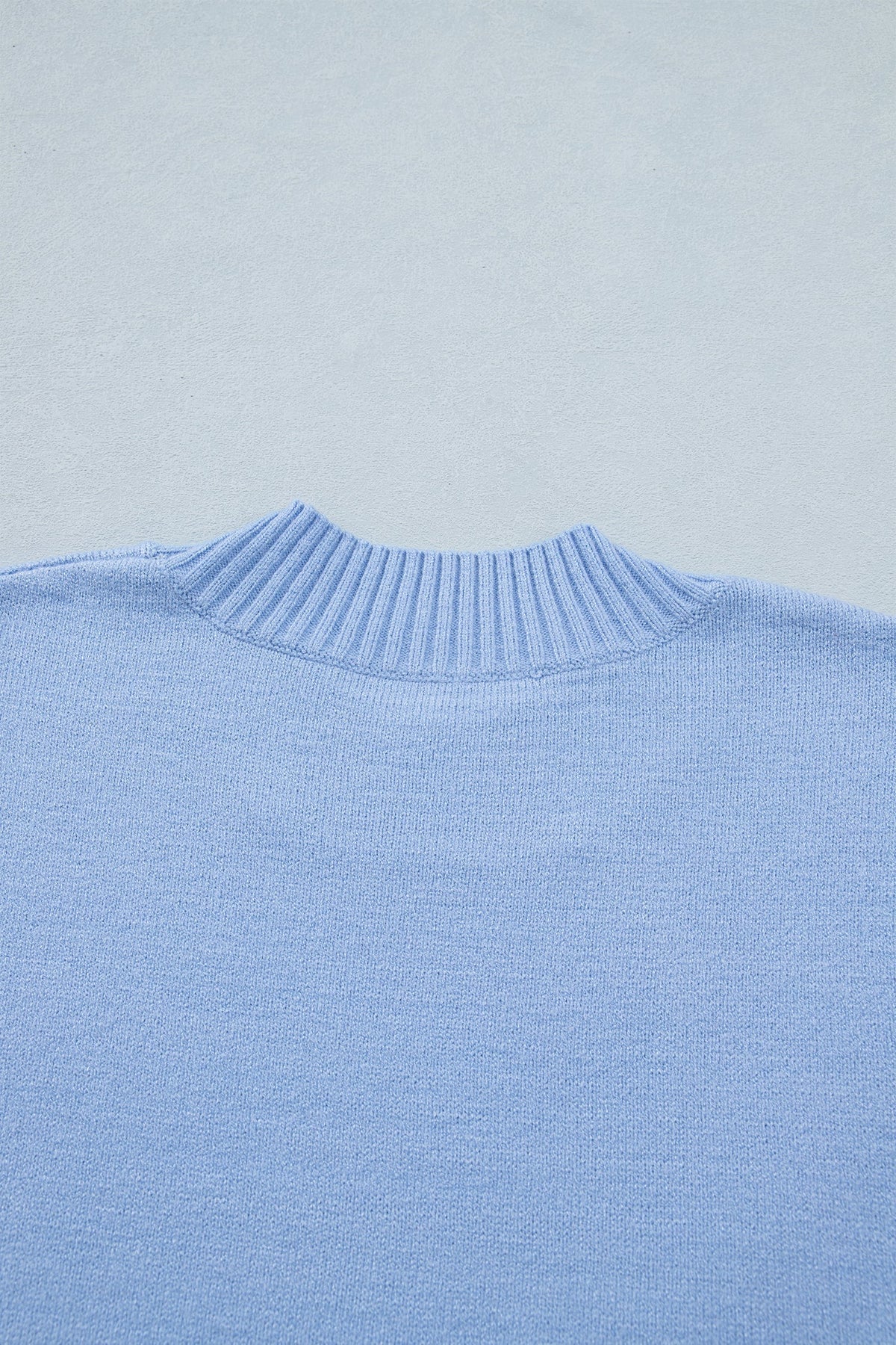 Threaded Pear Hadassah Ruffle Short Sleeve Sweater