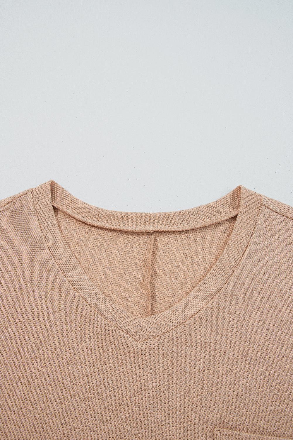 Threaded Pear Abby Shoulder Knit Tunic PLUS Top