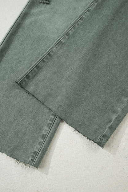 Threaded Pear Karla Edge Wide Leg Jeans