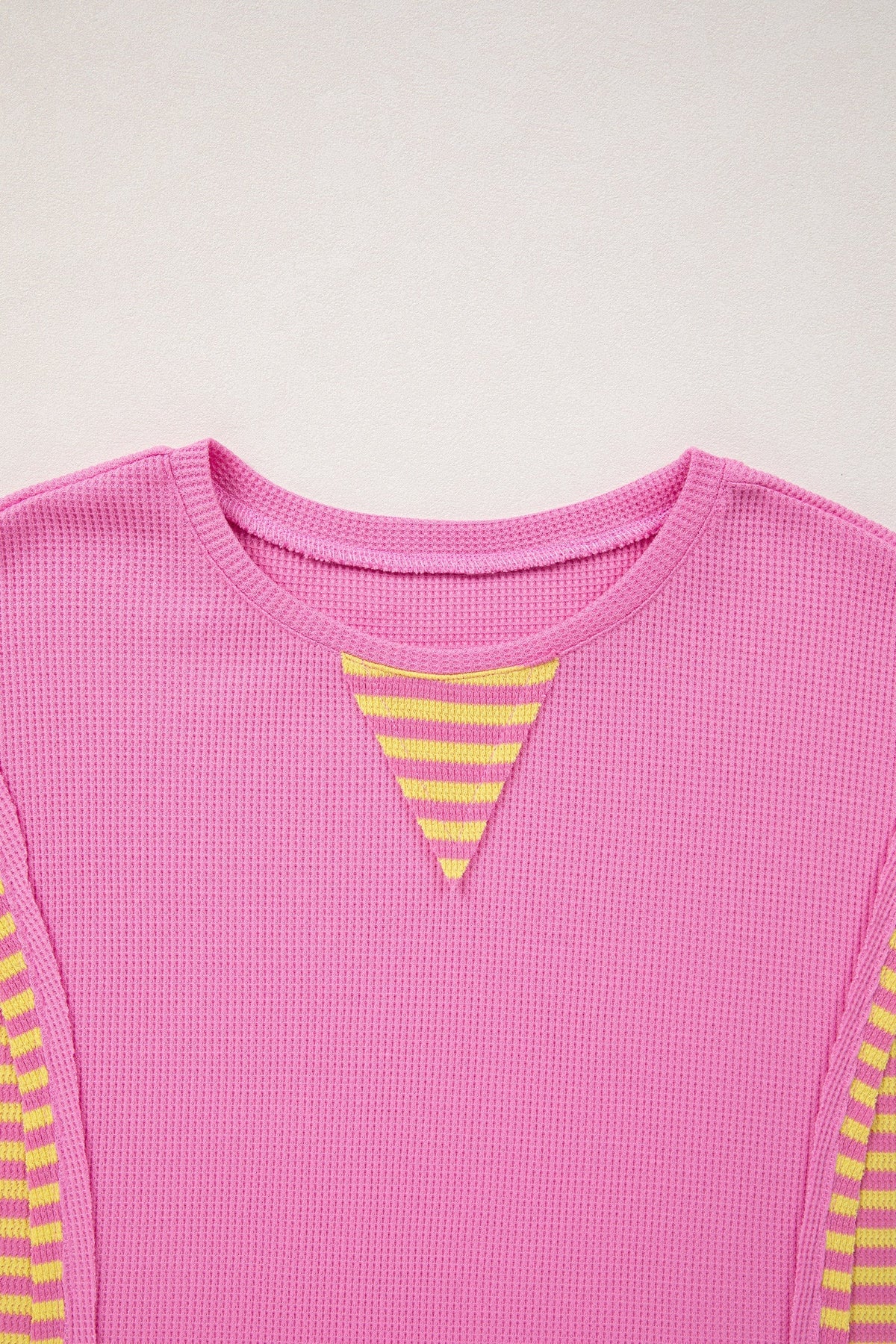 Threaded Pear Wynter Patchwork Loose T Shirt