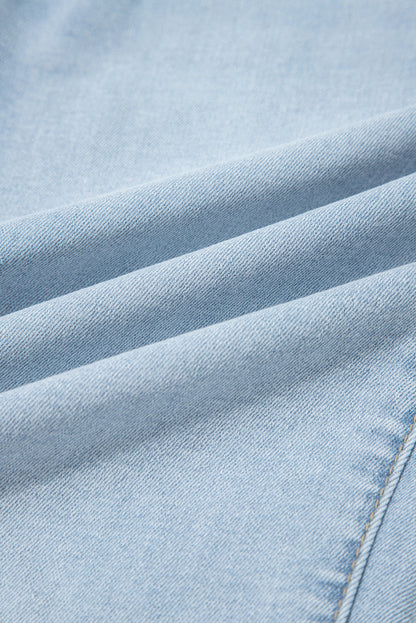Threaded Pear Kimberly Length Distressed Skinny Jeans