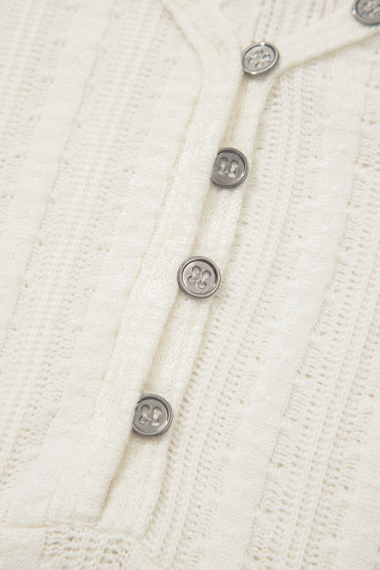 Threaded Pear Frankie Raw Seam Henley Tee