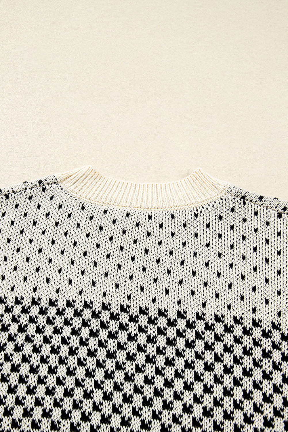 Threaded Pear Kinley Pattern Lantern Sleeve Sweater