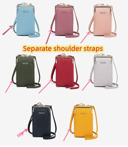 Fashion Lychee Pattern Solid Color Crossbody Bag | Premium Pebbled Texture Shoulder Bag | Minimalist Diagonal Sling Purse for Women | Elegant Daily Travel Messenger Bag