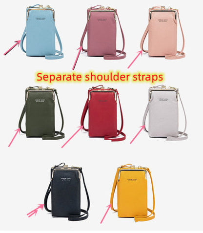 Fashion Lychee Pattern Solid Color Crossbody Bag | Premium Pebbled Texture Shoulder Bag | Minimalist Diagonal Sling Purse for Women | Elegant Daily Travel Messenger Bag
